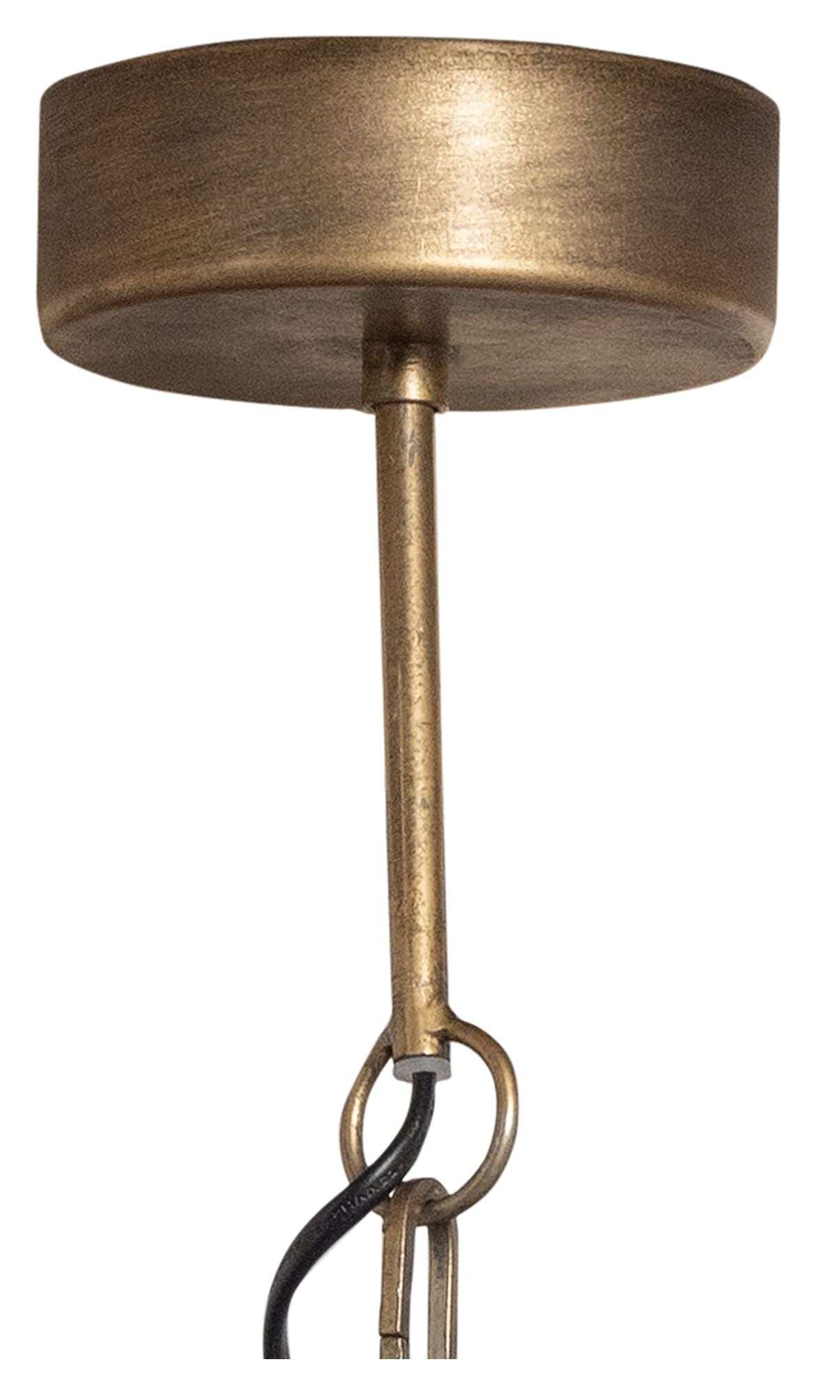 Polished Loftlampe, Metal m. antik messing - Unoliving.com