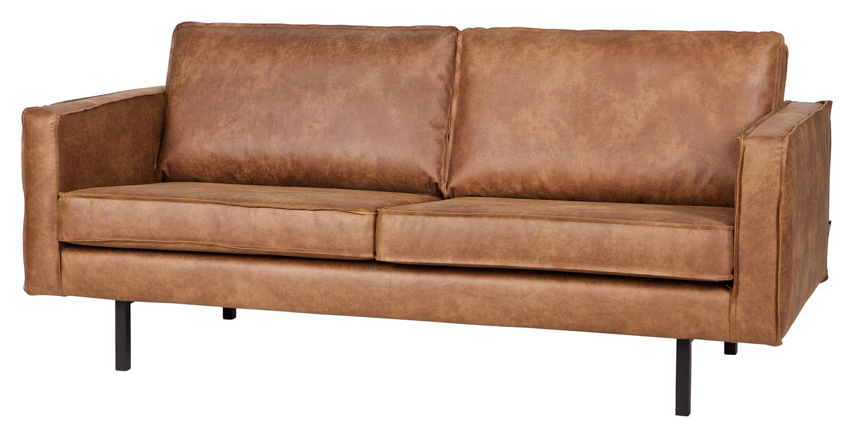 Rodeo 2,5-pers. sofa i øko læder, Cognac - Unoliving.com