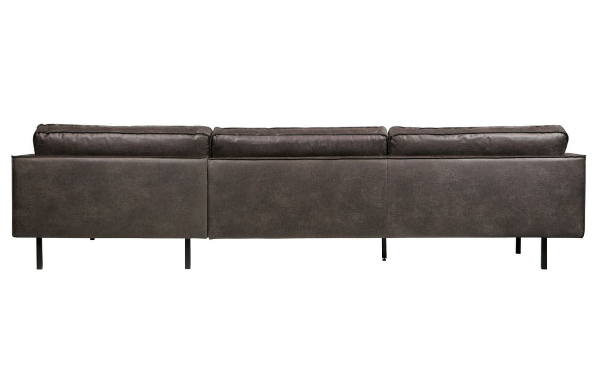 Rodeo 3-pers. Sofa m. højrevendt chaise - Sort - Unoliving.com