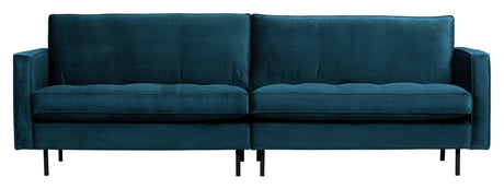 Rodeo Classic 3-pers. Sofa - Blå Velour - Unoliving.com