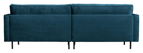 Rodeo Classic 3-pers. Sofa - Blå Velour - Unoliving.com