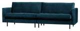 Rodeo Classic 3-pers. Sofa - Blå Velour - Unoliving.com