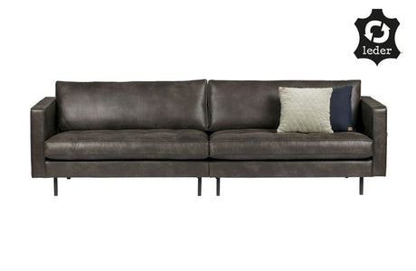 Rodeo Classic 3 pers. sofa i sort øko-læder - Unoliving.com