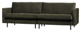 Rodeo Classic 3-pers. Sofa, Mørk Grøn Velour - Unoliving.com