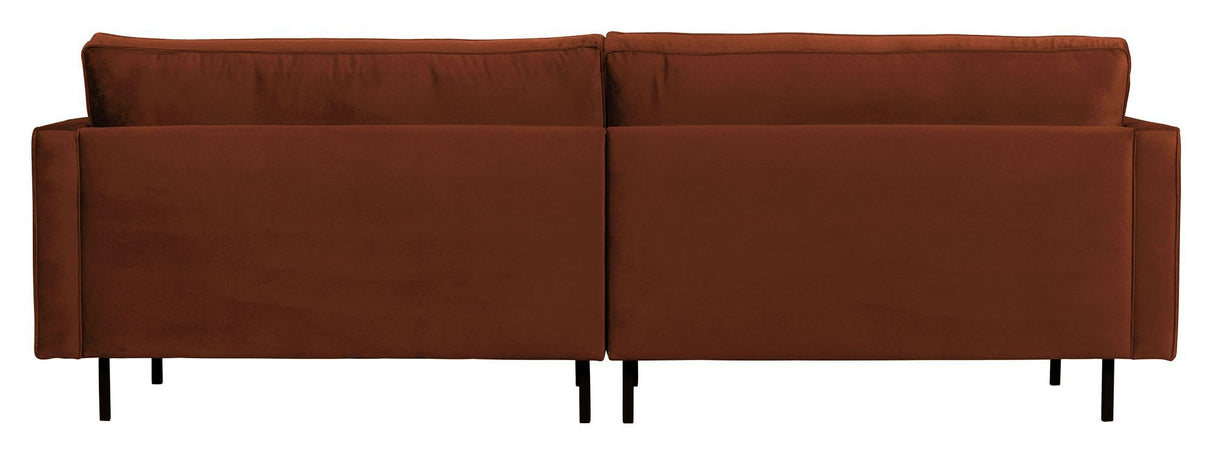 Rodeo Classic 3-pers. Sofa, Rust Velour - Unoliving.com