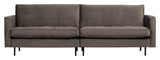 Rodeo Classic 3-pers. Sofa, Taupe Velour - Unoliving.com