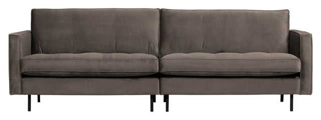 Rodeo Classic 3-pers. Sofa, Taupe Velour - Unoliving.com