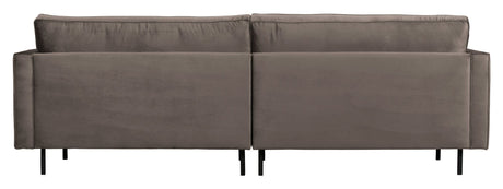 Rodeo Classic 3-pers. Sofa, Taupe Velour - Unoliving.com