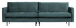 Rodeo Classic 3-pers. Sofa, Teal Velour - Unoliving.com