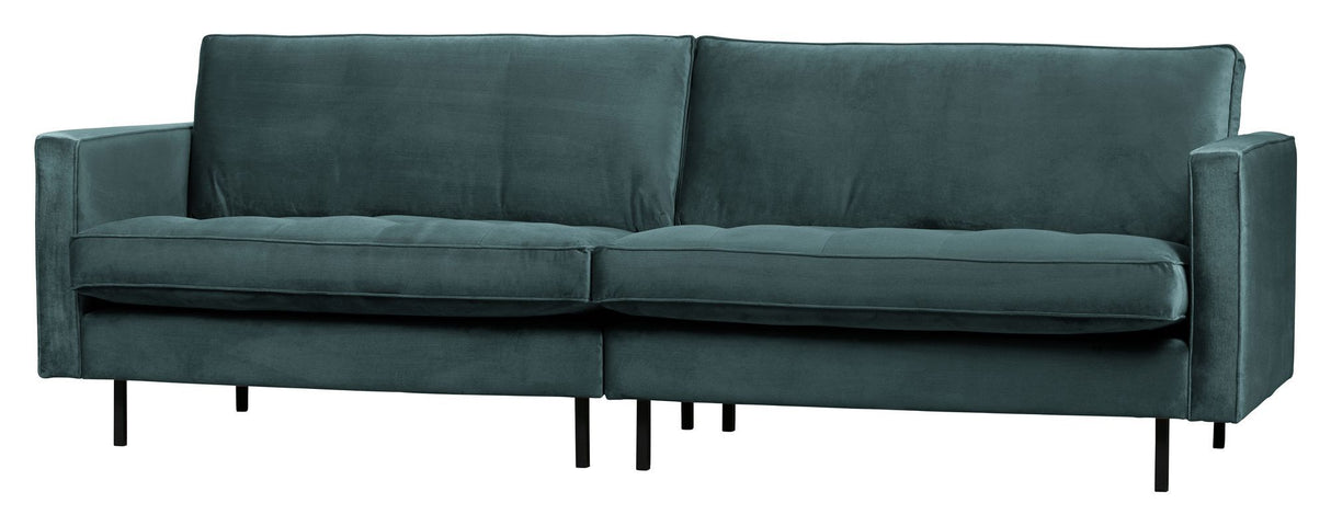 Rodeo Classic 3-pers. Sofa, Teal Velour - Unoliving.com