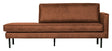 Rodeo Daybed Højrevendt, Cognac Øko-læder - Unoliving.com