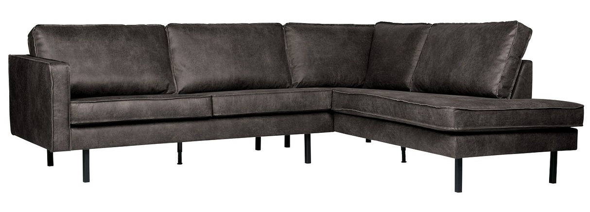 Rodeo Sofa m/højrevendt chaise - Sort - Unoliving.com