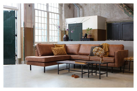 Rodeo Sofa m/venstrevendt chaise, Cognac - Unoliving.com