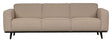 Statement 3-pers. Sofa, Beige Bouclé - Unoliving.com