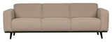 Statement 3-pers. Sofa, Beige Bouclé - Unoliving.com