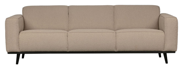 Statement 3-pers. Sofa, Beige Bouclé - Unoliving.com