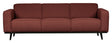 Statement 3-pers. Sofa, Chestnut Bouclé - Unoliving.com