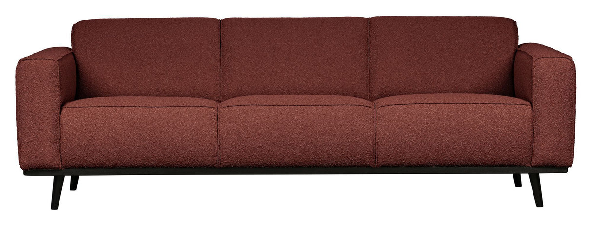 Statement 3-pers. Sofa, Chestnut Bouclé - Unoliving.com