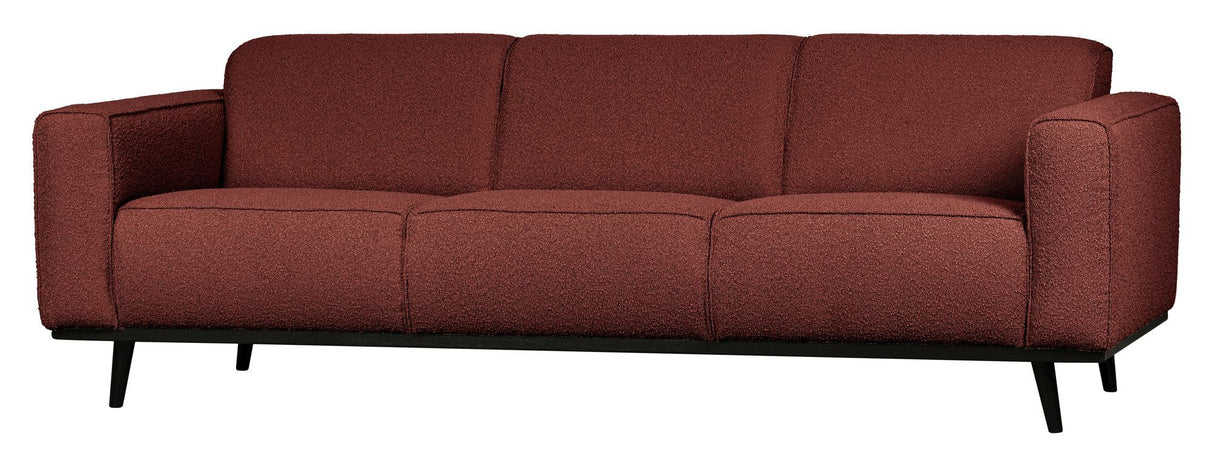 Statement 3-pers. Sofa, Chestnut Bouclé - Unoliving.com