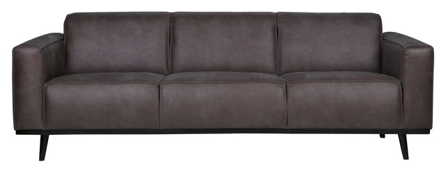 Statement 3-pers. Sofa, Mørk Grå øko-læder - Unoliving.com