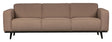 Statement 3-pers. Sofa, Nougat Bouclé - Unoliving.com