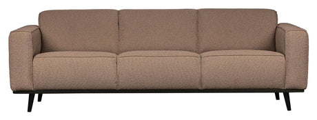 Statement 3-pers. Sofa, Nougat Bouclé - Unoliving.com