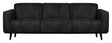 Statement 3-pers. Sofa, Sort Suede - Unoliving.com