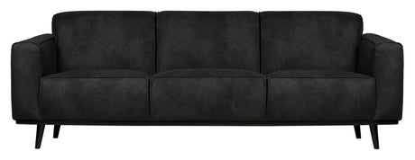 Statement 3-pers. Sofa, Sort Suede - Unoliving.com