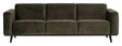 Statement 3-pers. Sofa, Varm Grøn Velour - Unoliving.com