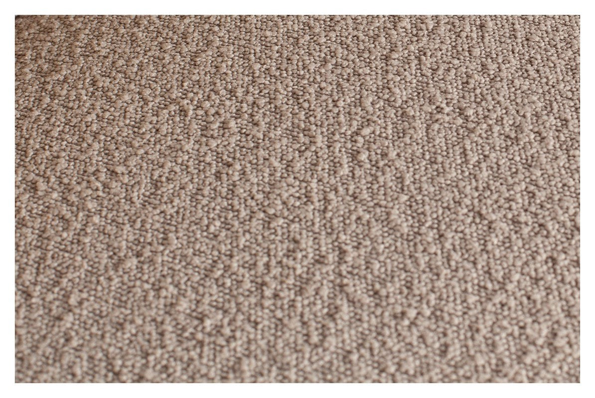 Statement Puf, Beige Bouclé - Unoliving.com