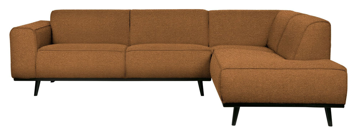 Statement Sofa m. højrevendt chaise - Butter Bouclé - Unoliving.com