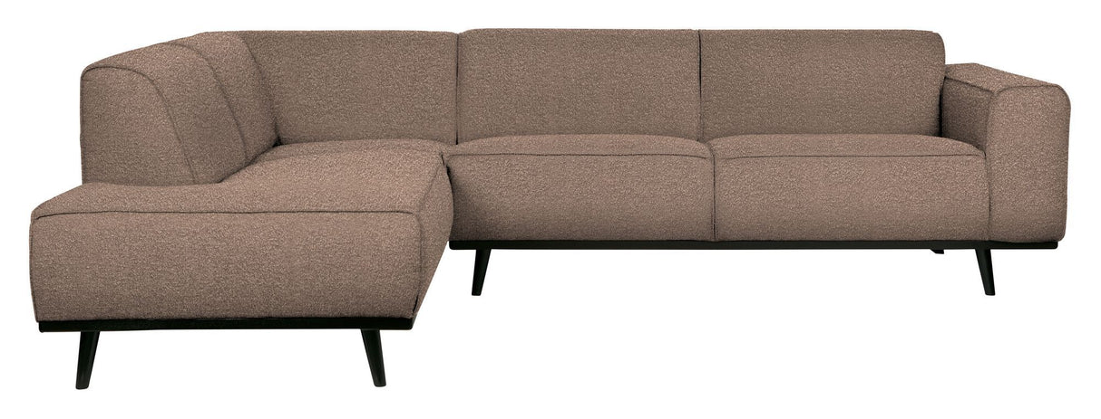 Statement Sofa m. venstrevendt chaise, Nougat Bouclé - Unoliving.com