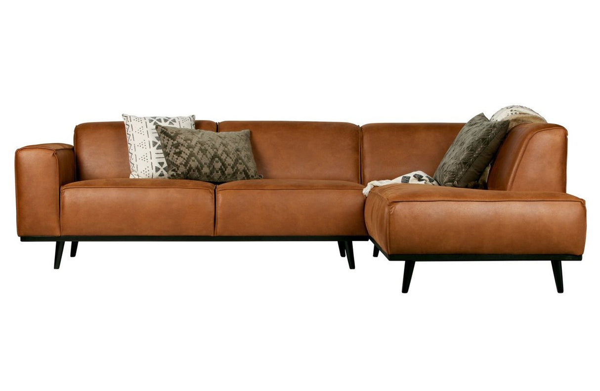 Statement Hjørnesofa m. open-end højre, Cognac - Unoliving.com