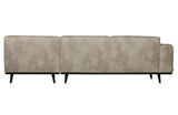 Statement Sofa m/højrevendt chaise - Elephant Skin - Unoliving.com