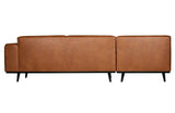 Statement Hjørnesofa m. open-end venstre, Cognac - Unoliving.com