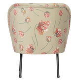 Vogue Loungestol - Rococo Agave Velour - Unoliving.com