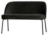 Vogue Sofabænk - Sort Velour - Unoliving.com