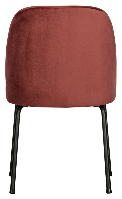 Vogue Spisebordsstol - Chestnut Velour - Unoliving.com