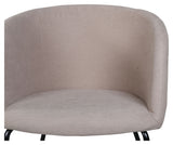 Berit Spisebordsstol, Beige/Sort - UNOLIVING.COM