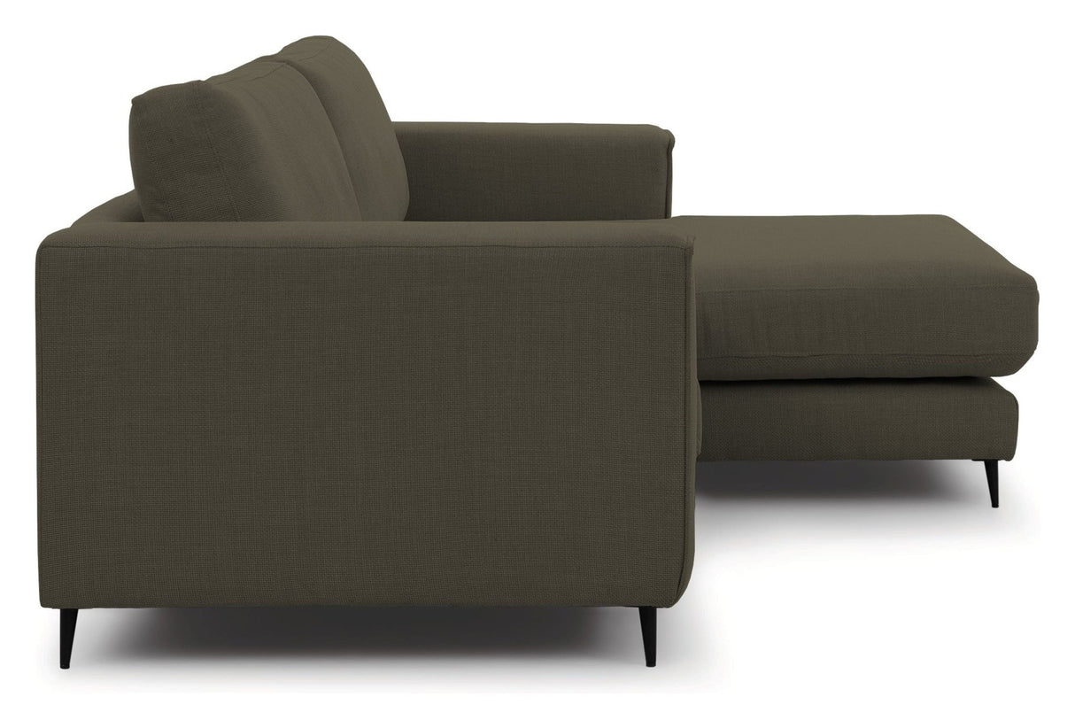 Bernadotte Sofa m. bred chaiselong XL højre, Grøn - UNOLIVING.COM