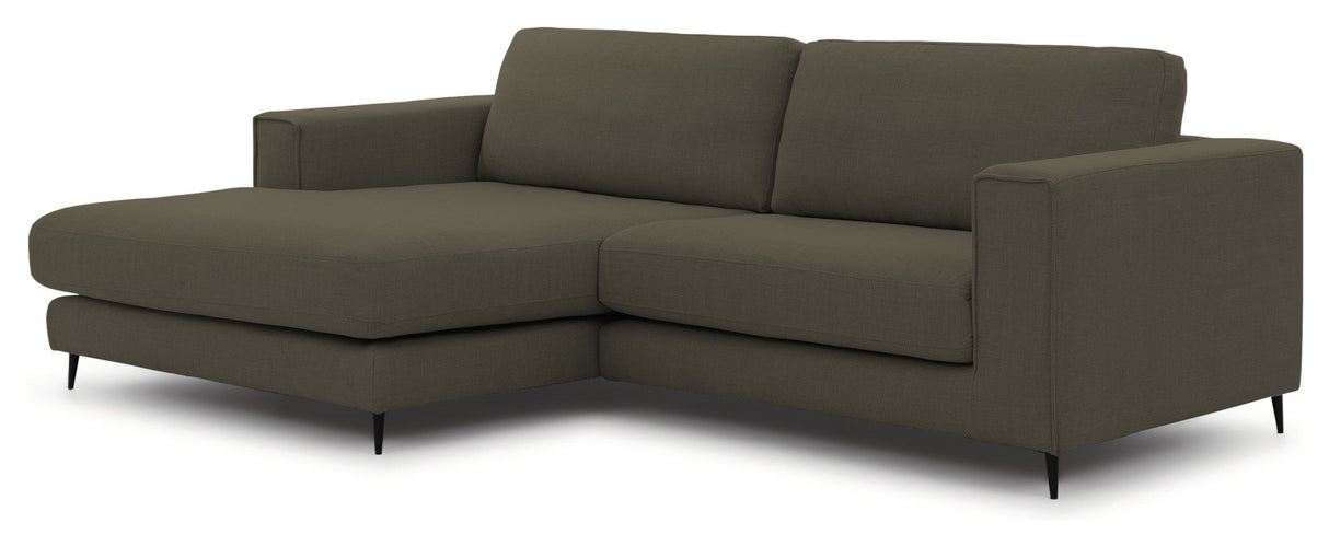 Bernadotte Sofa m. bred chaiselong XL venstre, Grøn - UNOLIVING.COM