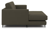 Bernadotte Sofa m. bred chaiselong XL venstre, Grøn - UNOLIVING.COM