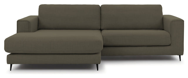 Bernadotte Sofa m. bred chaiselong XL venstre, Grøn - UNOLIVING.COM