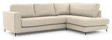 Bernadotte Sofa m. chaiselong 3 - pers. open højre, Beige - UNOLIVING.COM