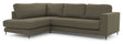 Bernadotte Sofa m. chaiselong 3 - pers. open venstre, Grøn - UNOLIVING.COM