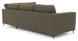 Bernadotte Sofa m. chaiselong 3,5 - pers. open højre, Grøn - UNOLIVING.COM