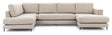 Bernadotte U - sofa, open end venstre, Beige - UNOLIVING.COM