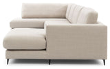 Bernadotte U - sofa, open end venstre, Beige - UNOLIVING.COM