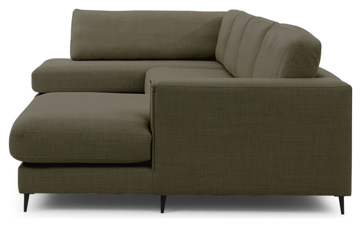 Bernadotte U - sofa, open end venstre, Grøn - UNOLIVING.COM