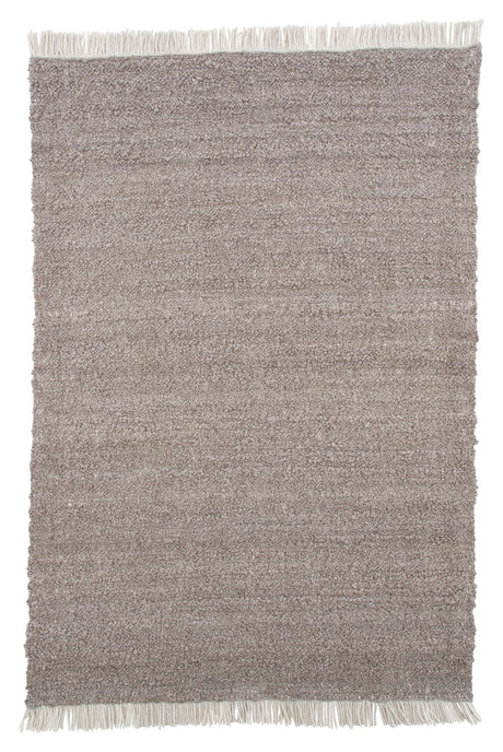 Betina uldmix tæppe, 300x400, Brun - UNOLIVING.COM